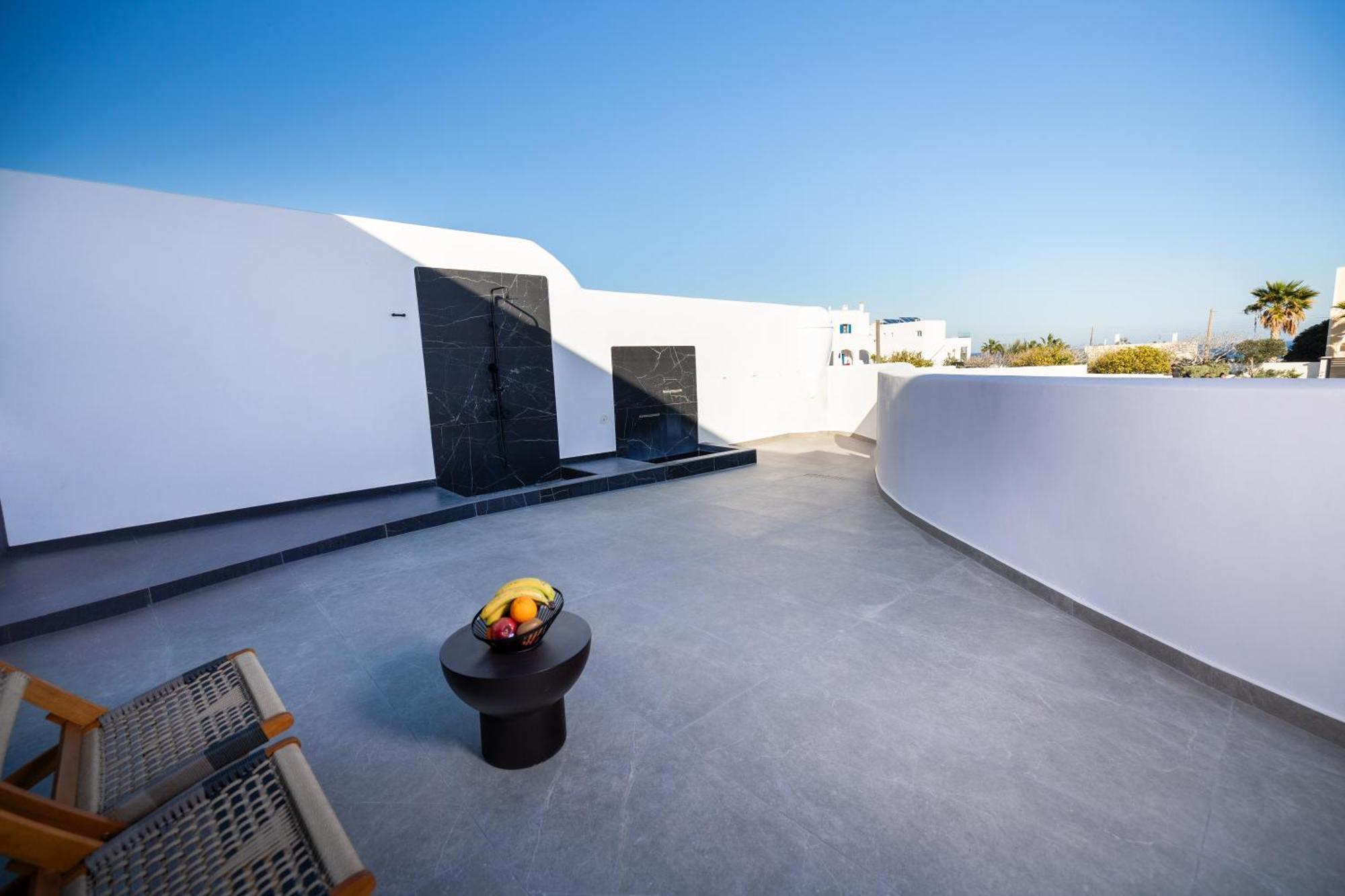 Sn Santorini Apartments Kamári Dış mekan fotoğraf